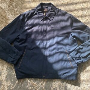 Dockers Premium Men’s Blue Lined Bomber Jacket Size Large